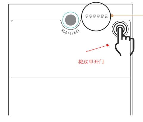 RootSense根元智能鞋柜-Footies-如何打开柜门